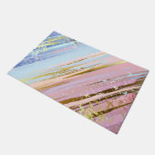 テクスチャピンクの背景 ドアマット (アングル)