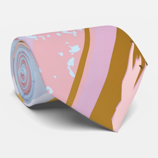 テクスチャピンクの背景 ネクタイ (ロール)