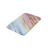 テクスチャピンクの背景 バスマット (アングル)