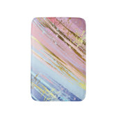 テクスチャピンクの背景 バスマット (正面縦)