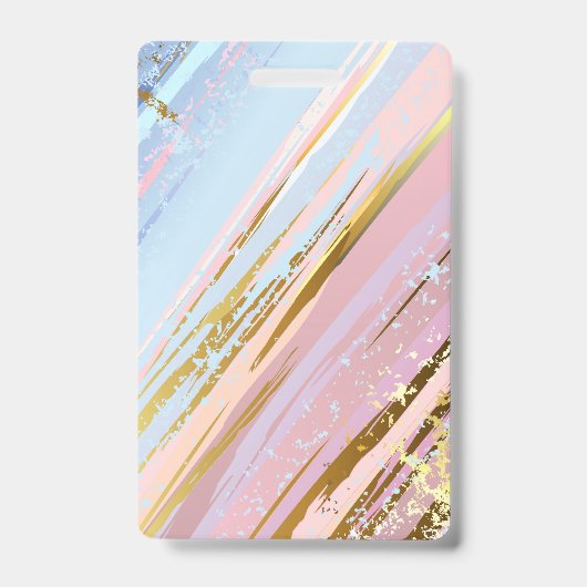 テクスチャピンクの背景 バッジ (正面)