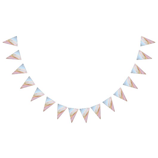 テクスチャピンクの背景 バンティングフラッグ (全)