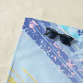 テクスチャピンクの背景 ビーチタオル (インサイチュ)