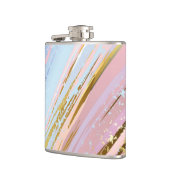 テクスチャピンクの背景 フラスク (左)