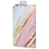 テクスチャピンクの背景 フラスク (左)