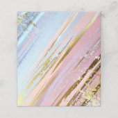 テクスチャピンクの背景 プレイスカード (外部開封)