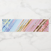 テクスチャピンクの背景 ペットボトルラベル (シングルラベル)