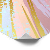 テクスチャピンクの背景 ポスター (角)