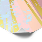 テクスチャピンクの背景 ポスター (コーナー)