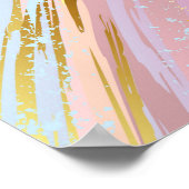 テクスチャピンクの背景 ポスター (角)