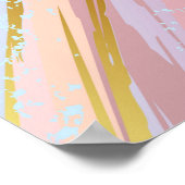 テクスチャピンクの背景 ポスター (角)