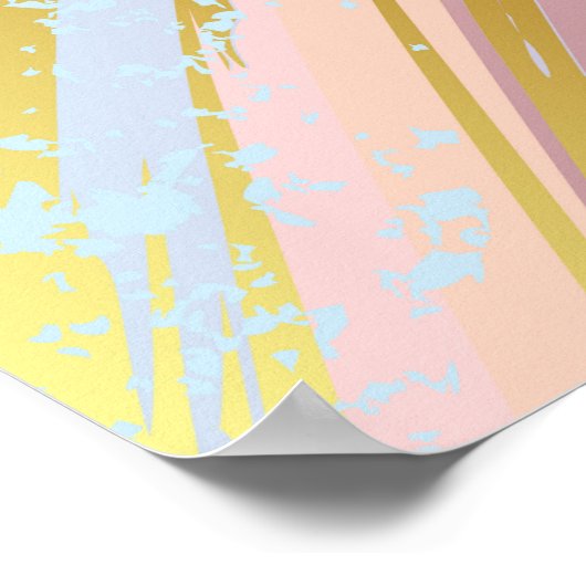 テクスチャピンクの背景 ポスター (角)