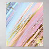 テクスチャピンクの背景 ポスター (正面)