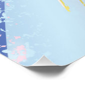 テクスチャピンクの背景 ポスター (コーナー)