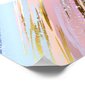 テクスチャピンクの背景 ポスター (角)