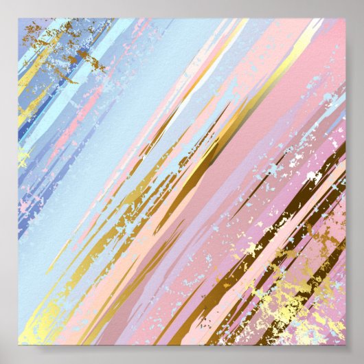 テクスチャピンクの背景 ポスター (正面)