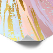 テクスチャピンクの背景 ポスター (角)