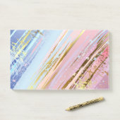 テクスチャピンクの背景 ポストイット (デスク)