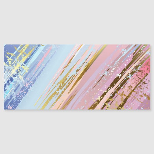 テクスチャピンクの背景 マグネット招待状 (正面)