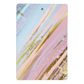 テクスチャピンクの背景 ミニクリップボード (裏面)