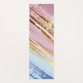 テクスチャピンクの背景 ヨガマット (裏面)