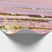 テクスチャピンクの背景 ラッピングペーパー (角)