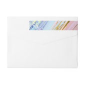 テクスチャピンクの背景 ラップアラウンドラベル (裏面)