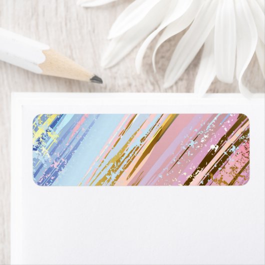 テクスチャピンクの背景 ラベル (インサイチュ)