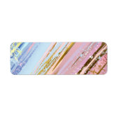 テクスチャピンクの背景 ラベル (正面)