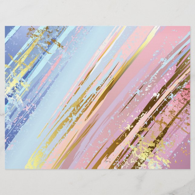 テクスチャピンクの背景 レターヘッド (正面)