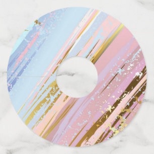 テクスチャピンクの背景 ワイングラスタグ