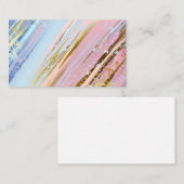 テクスチャピンクの背景 予約カード (正面/裏面)