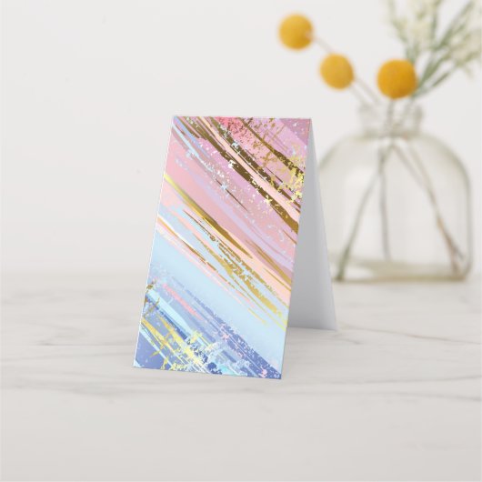 テクスチャピンクの背景 予約カード (裏面)