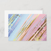 テクスチャピンクの背景 出欠カード (正面/裏面)