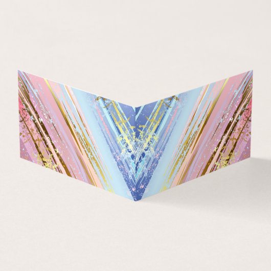 テクスチャピンクの背景 名刺 (外部)