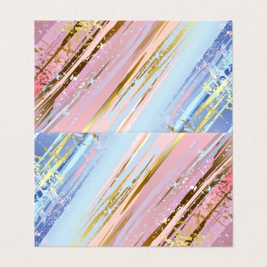 テクスチャピンクの背景 名刺 (外部フラット)