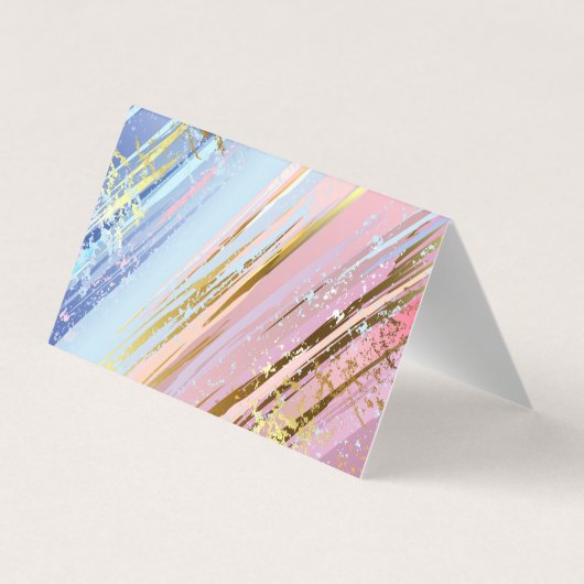 テクスチャピンクの背景 名刺 (裏面)