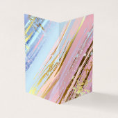 テクスチャピンクの背景 名刺 (外部)