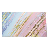 テクスチャピンクの背景 枕カバー (裏面)