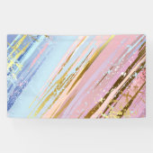 テクスチャピンクの背景 横断幕 (横)