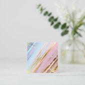 テクスチャピンクの背景 紹介カード (スタンド正面)