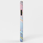 テクスチャピンクの背景 Case-Mate iPhoneケース (裏面/右)