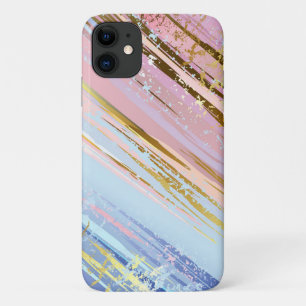 テクスチャピンクの背景 iPhone 11 ケース