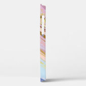 テクスチャピンクの背景 Case-Mate iPhoneケース (裏面 / 左)