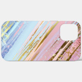 テクスチャピンクの背景 Case-Mate iPhoneケース (裏面 (横))