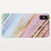 テクスチャピンクの背景 Case-Mate iPhoneケース (裏面(横))