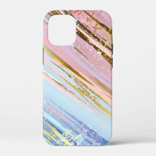テクスチャピンクの背景 iPhone 12 MINI ケース