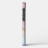 テクスチャピンクの背景 Case-Mate iPhoneケース (裏面 / 左)