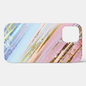 テクスチャピンクの背景 Case-Mate iPhoneケース (裏面 (横))