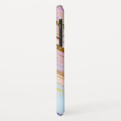 テクスチャピンクの背景 Case-Mate iPhoneケース (裏面/左)